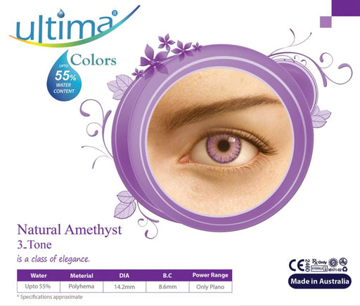 Ultima Natural Amethyst 3-TONE