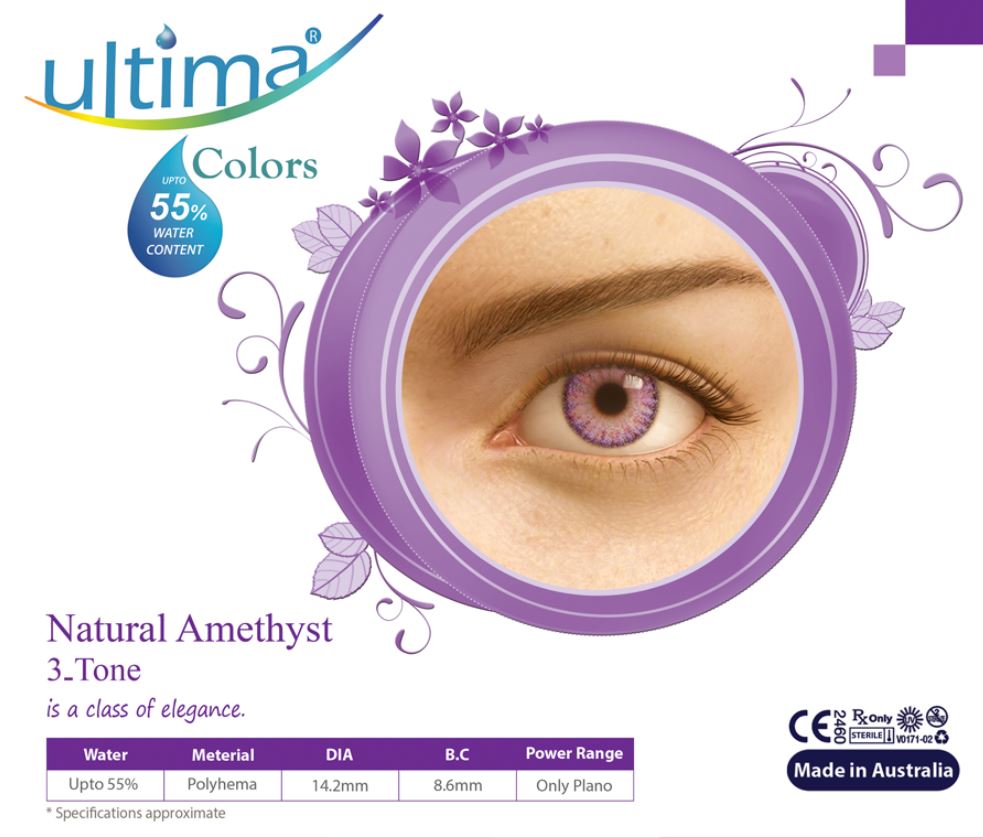 Ultima Natural Amethyst 3-TONE